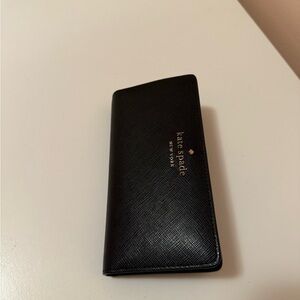 Kate Spade Black Leather Clutch